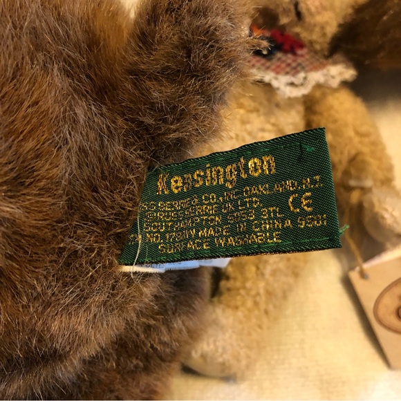 Lot of 3 collectible Teddies (Russ, Bearington, Ganz) - Picture 9 of 11